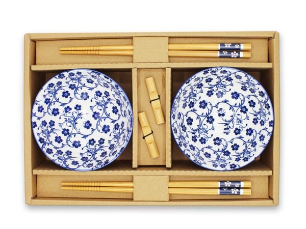 "Blaue Blume" Chinesisches Geschenkset