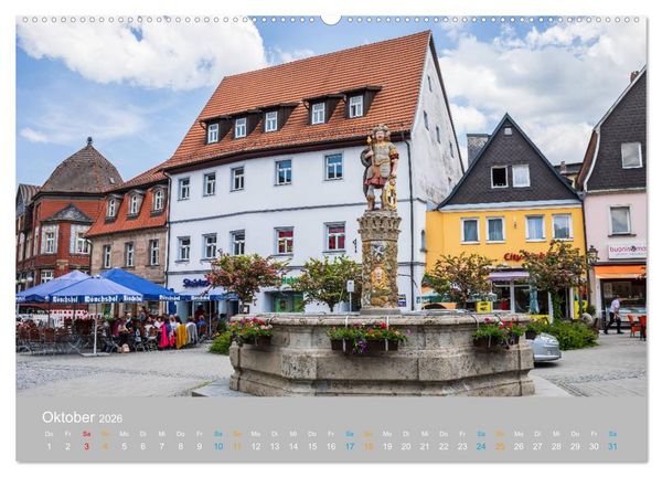 Produktbild: Kulmbach - zu F&uuml;&szlig;en der Plassenburg (Wandkalender 2026 DIN A2 quer), CALVENDO Monatskalender