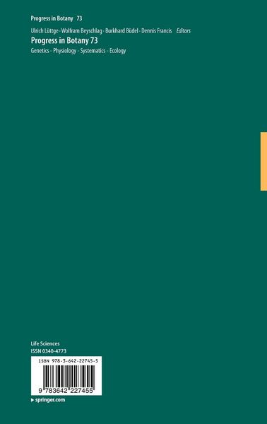 Produktbild: Progress in Botany Vol. 73
