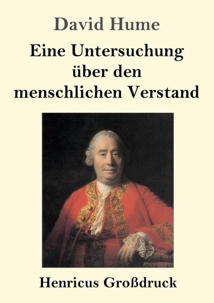 Produktbild: Eine Untersuchung &uuml;ber den menschlichen Verstand (Gro&szlig;druck)