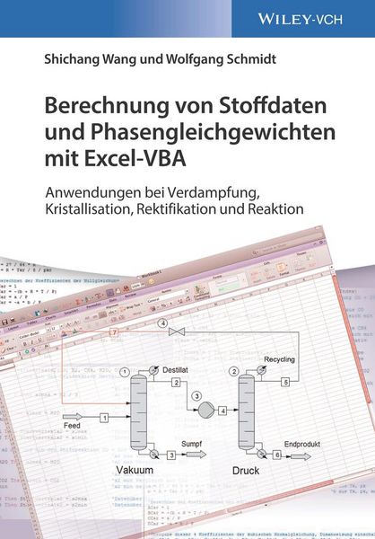 Produktbild: Berechnung von Stoffdaten und Phasengleichgewichten mit Excel-VBA