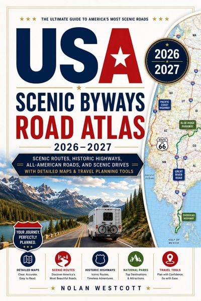 Produktbild: USA Scenic Byways Road Atlas 2026-2027