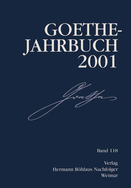 Produktbild: Goethe Jahrbuch