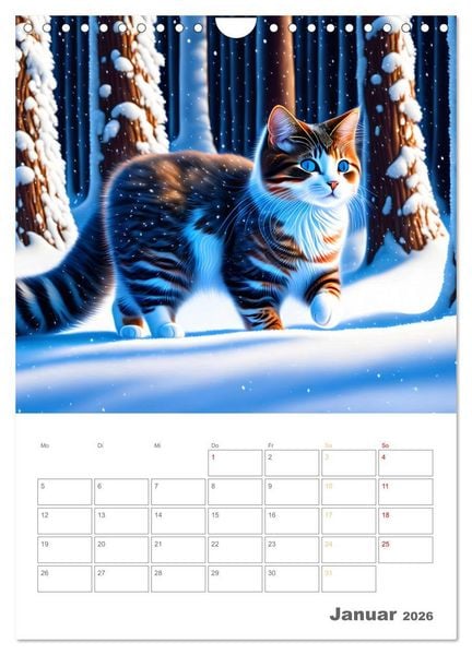 Produktbild: Liebenswerte Hunde und Katzen (Wandkalender 2026 DIN A4 hoch), CALVENDO Monatskalender