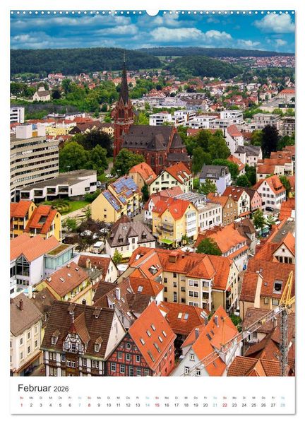 Produktbild: Heidenheim und Umgebung (Wandkalender 2026 DIN A2 hoch), CALVENDO Monatskalender