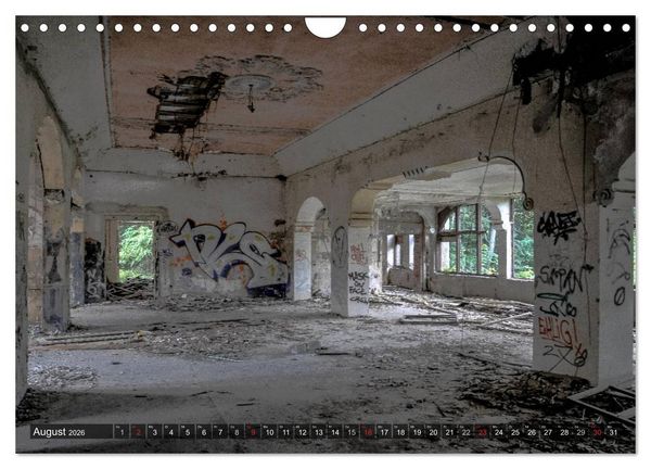 Produktbild: Lost Places in Deutschland 2026 (Wandkalender 2026 DIN A4 quer), CALVENDO Monatskalender