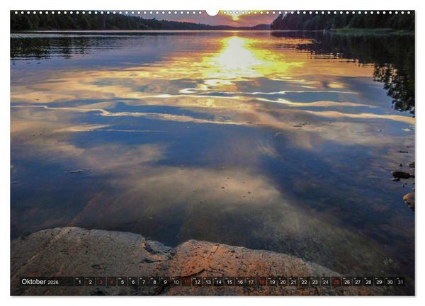 Produktbild: Feng Shui Farben - Element Wasser (hochwertiger Premium Wandkalender 2026 DIN A2 quer), Kunstdruck in Hochglanz