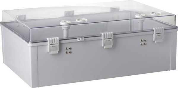 Produktbild: TRU COMPONENTS TC-PSC-40x60x22 Schaltschrank 400 x 600 x 220 ABS, Polycarbonat Hellgrau 1St.