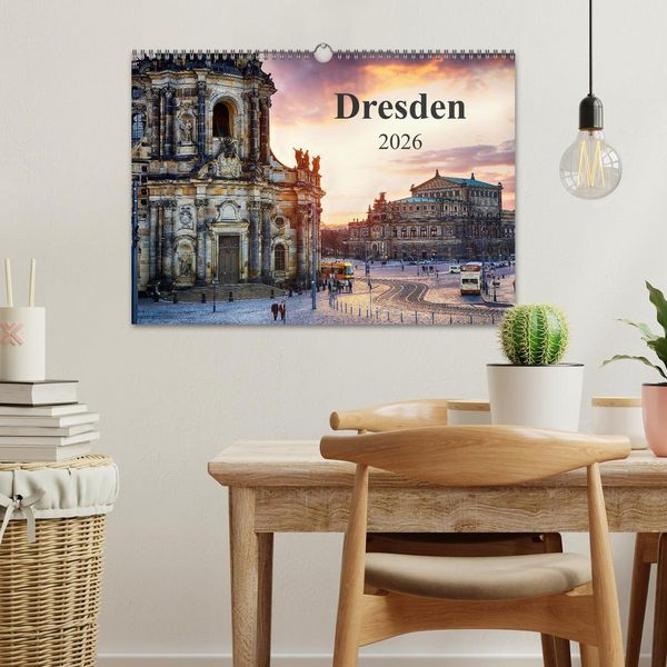 Produktbild: Dresden 2026 / Geburtstagskalender (Wandkalender 2026 DIN A3 quer), CALVENDO Monatskalender