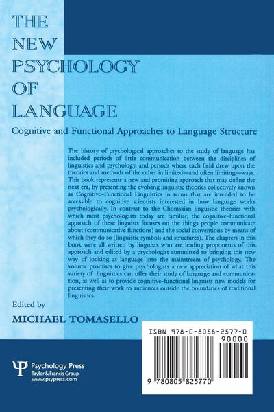 Produktbild: The New Psychology of Language