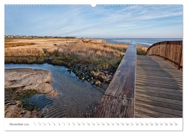 Produktbild: Stege & Wege auf Sylt (hochwertiger Premium Wandkalender 2026 DIN A2 quer), Kunstdruck in Hochglanz