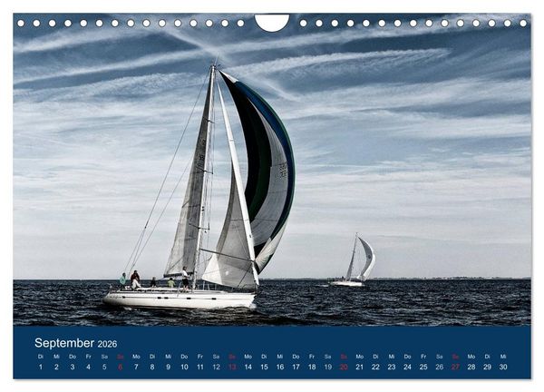 Produktbild: Segelregatta (Wandkalender 2026 DIN A4 quer), CALVENDO Monatskalender