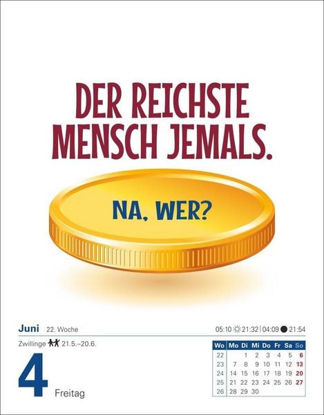 Produktbild: Was so nicht im Lexikon steht Tagesabrei&szlig;kalender 2027 - Kuriosit&auml;ten, Hist&ouml;rchen und merkw&uuml;rdige Geschichten