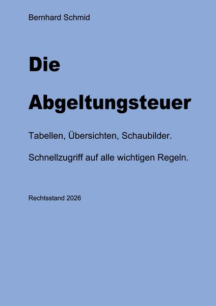 Produktbild: Die Abgeltungsteuer