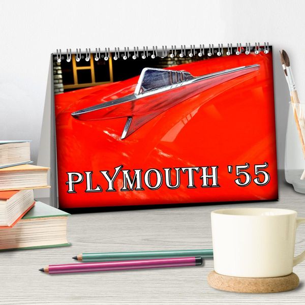 Produktbild: PLYMOUTH '55 (Tischkalender 2026 DIN A5 quer), CALVENDO Monatskalender