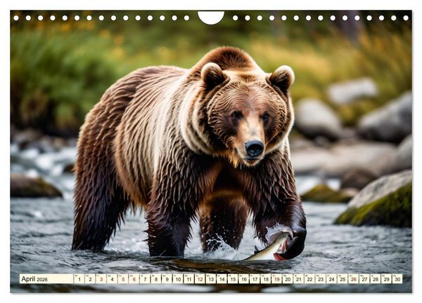 Produktbild: Gro&szlig;e und kleine B&auml;ren (Wandkalender 2026 DIN A4 quer), CALVENDO Monatskalender