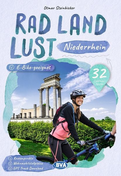 Produktbild: BVA RadLandLust Niederrhein, 32 Lieblingstouren mit Knotenpunkten