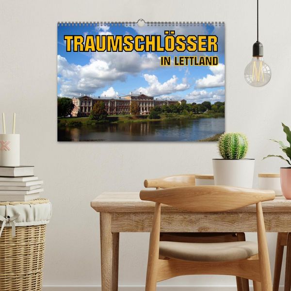 Produktbild: Traumschl&ouml;sser in Lettland (Wandkalender 2026 DIN A3 quer), CALVENDO Monatskalender