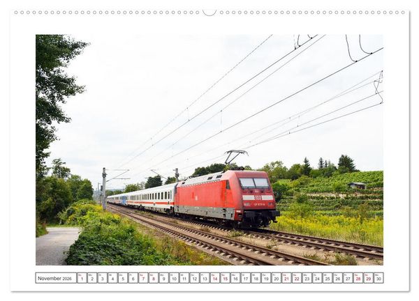 Produktbild: Die Baureihe 101 der Deutschen Bahn (hochwertiger Premium Wandkalender 2026 DIN A2 quer), Kunstdruck in Hochglanz