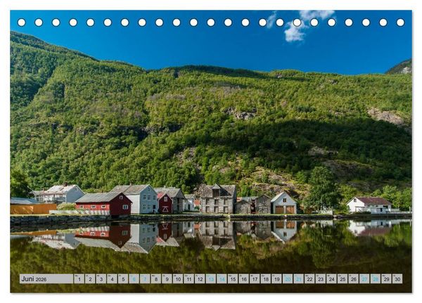 Produktbild: Sommer in Norwegen (Tischkalender 2026 DIN A5 quer), CALVENDO Monatskalender