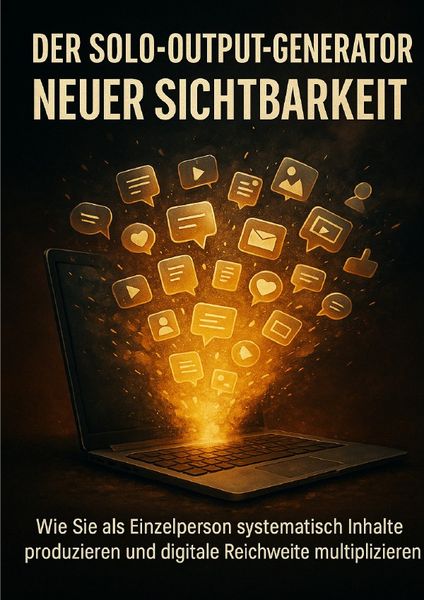 Der Solo-Output-Generator Neuer Sichtbarkeit, Taschenbuch von Michael Freund, Epubli, 9783565103362
