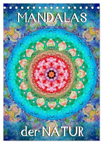 Produktbild: MANDALAS der Natur (Tischkalender 2026 DIN A5 hoch), CALVENDO Monatskalender