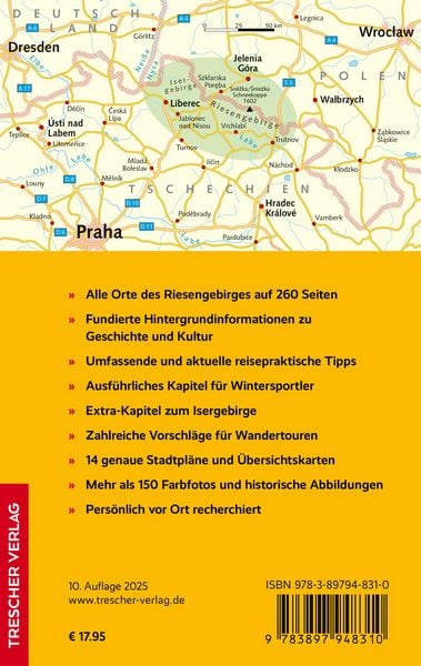 Produktbild: TRESCHER Reisef&uuml;hrer Riesengebirge