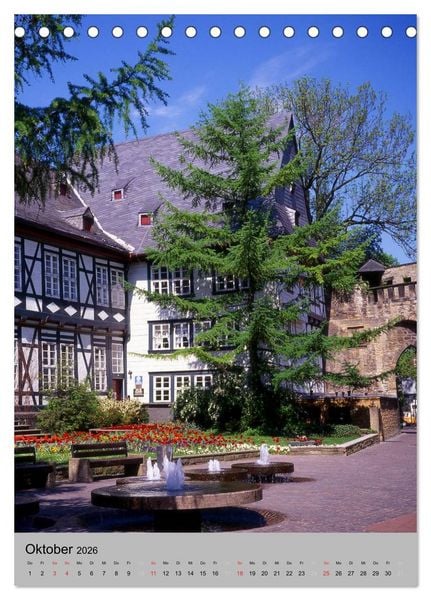 Produktbild: Der Harz und seine Sehensw&uuml;rdigkeiten (Tischkalender 2026 DIN A5 hoch), CALVENDO Monatskalender