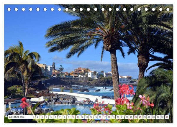 Produktbild: Teneriffa Insel der Gl&uuml;ckseligen (Tischkalender 2026 DIN A5 quer), CALVENDO Monatskalender