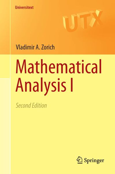 Produktbild: Mathematical Analysis I