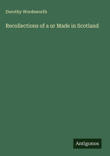 Produktbild: Recollections of a ur Made in Scotland