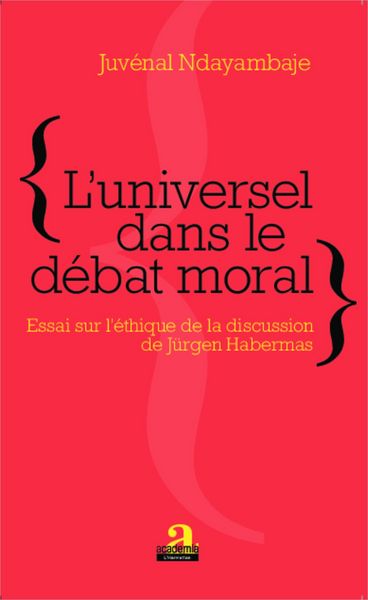 Produktbild: L'universel dans le d&eacute;bat moral