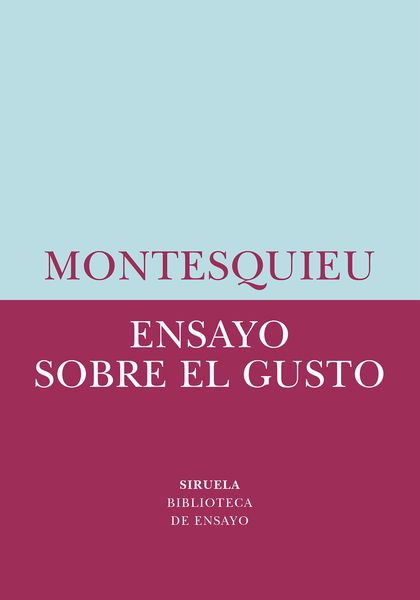 Produktbild: Ensayo sobre el gusto