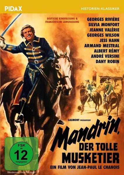 Produktbild: Mandrin, der tolle Musketier / Abenteuerfilm von Jean-Paul Le Chanois (&bdquo;Die Elenden&ldquo;) (Pidax Film-Klassiker)