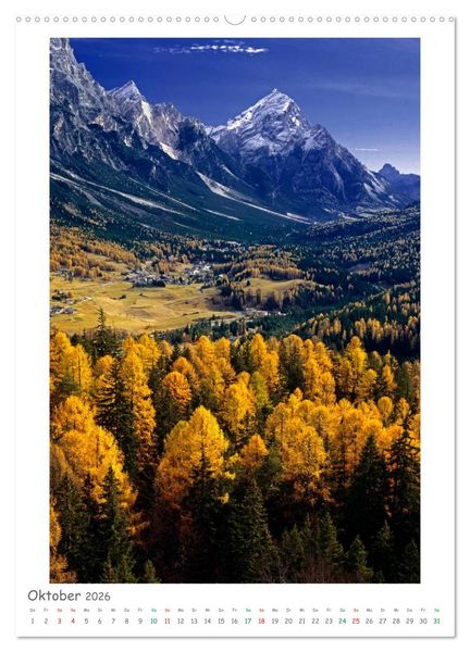 Produktbild: S&uuml;dtirol und Dolomiten (Wandkalender 2026 DIN A2 hoch), CALVENDO Monatskalender