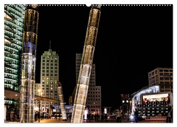 Produktbild: Berlin im Lichterglanz 2026 (Wandkalender 2026 DIN A2 quer), CALVENDO Monatskalender