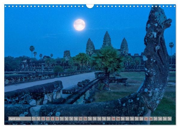 Produktbild: Vollmond - Momente der Ruhe (Wandkalender 2026 DIN A3 quer), CALVENDO Monatskalender