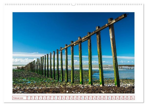 Produktbild: Stimmungsvolle K&uuml;stenmomente im Vereinigten K&ouml;nigreich (Wandkalender 2026 DIN A2 quer), CALVENDO Monatskalender