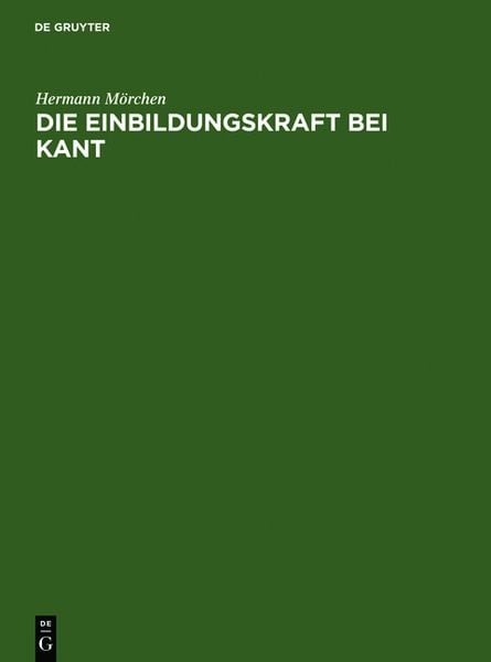 Produktbild: Die Einbildungskraft bei Kant