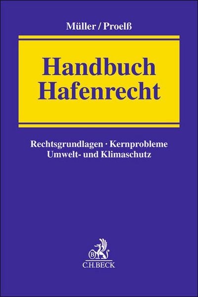 Produktbild: Handbuch Hafenrecht
