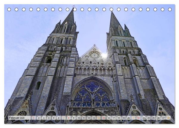 Produktbild: Normandie und Bretagne-faszinierend abwechslungsreich (Tischkalender 2026 DIN A5 quer), CALVENDO Monatskalender