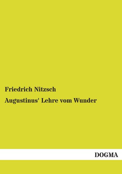 Produktbild: Augustinus' Lehre vom Wunder