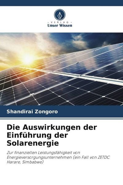 Produktbild: Die Auswirkungen der Einf&uuml;hrung der Solarenergie