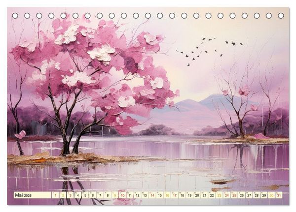 Produktbild: Eine Landschaft im Jahr (Tischkalender 2026 DIN A5 quer), CALVENDO Monatskalender