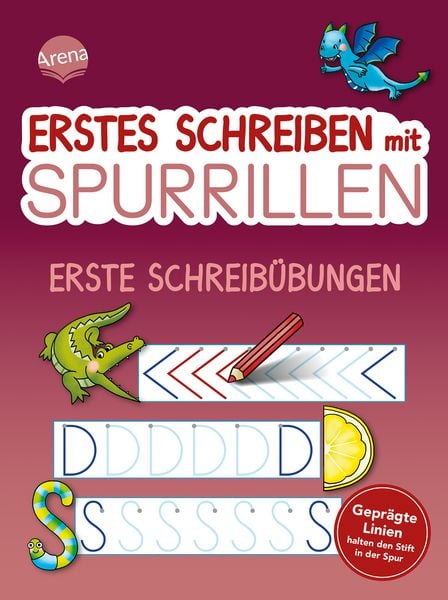 Produktbild: Erstes Schreiben mit Spurrillen. Erste Schreib&uuml;bungen