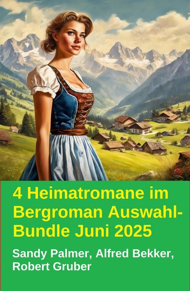 Produktbild: 4 Heimatromane im Bergroman Auswahl-Bundle Juni 2025
