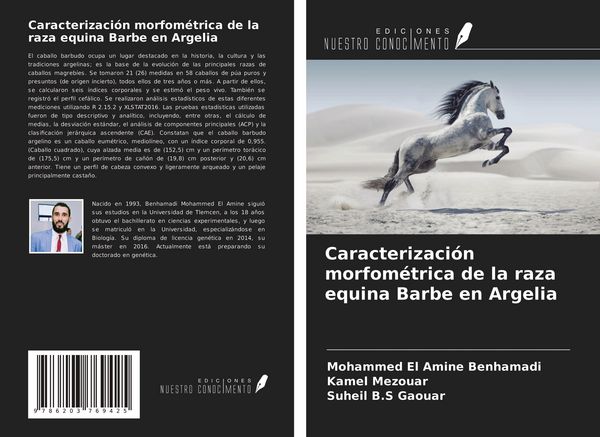 Produktbild: Caracterizaci&oacute;n morfom&eacute;trica de la raza equina Barbe en Argelia