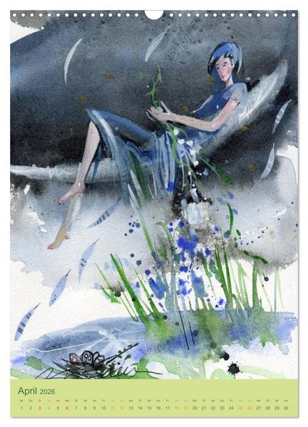 Produktbild: Im Elfenreich- Zauber und Magie der Elfen in sch&ouml;nen Aquarellen (Wandkalender 2026 DIN A3 hoch), CALVENDO Monatskalender