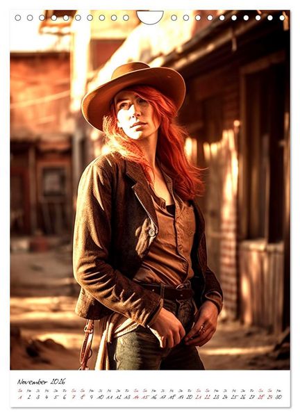 Produktbild: Starke Cowgirls (Wandkalender 2026 DIN A4 hoch), CALVENDO Monatskalender
