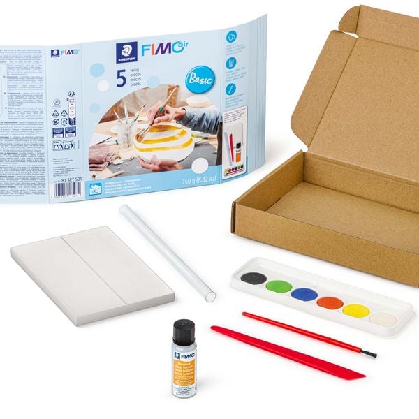 Produktbild: STADTLER Bastelset FIMOair 81 Set Basic small FIMO&reg;air 81 SET Lufttrocknende Modelliermasse